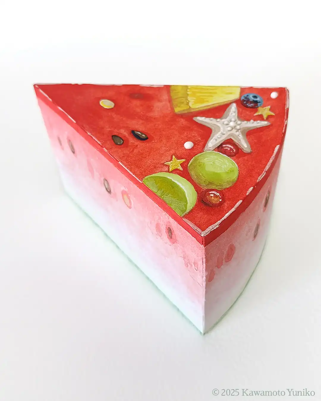 スイカのアイスケーキ